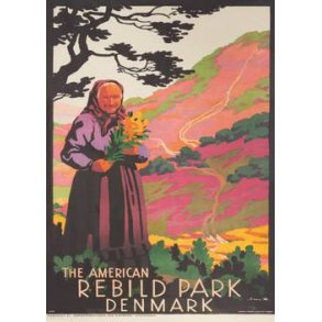 Ikonisk plakat med Top-Karen og Rebild Bakker fra 1929